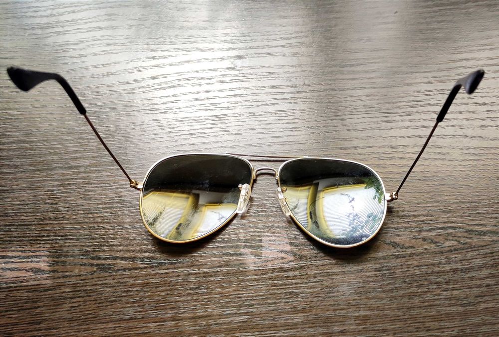 Зеркальные солнцезащитные очки RayBan