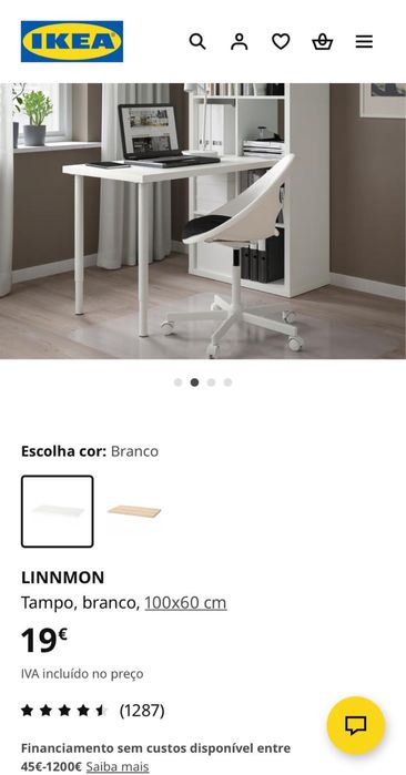Secretaria ikea 60x100