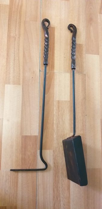 Камінний набір для виг-ння попілу(золи) (прилади для каміна)на стій