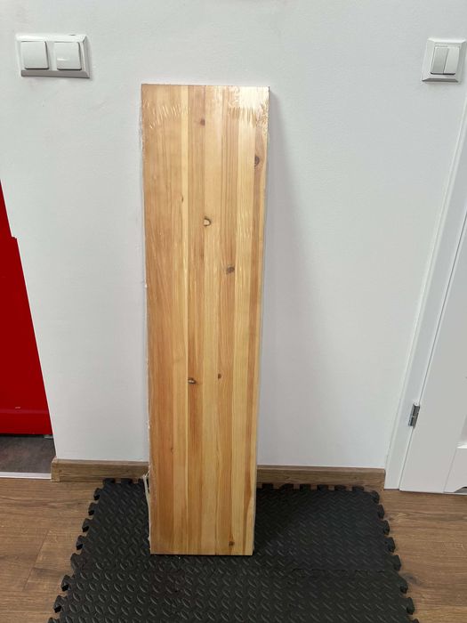 3x półka IKEA 120x28 cm – drewniane, nowe