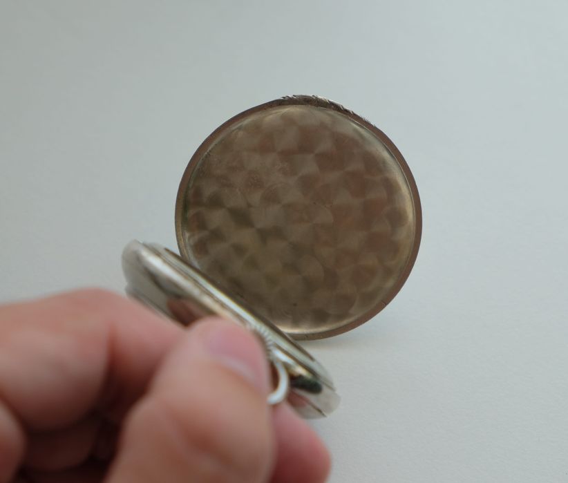 Relógio de bolso vintage, limpo e revisto em Maio 2026