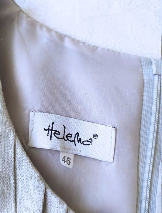 Zestaw komplet sukienka bez rękawów marynarka żakiet plus size Helena