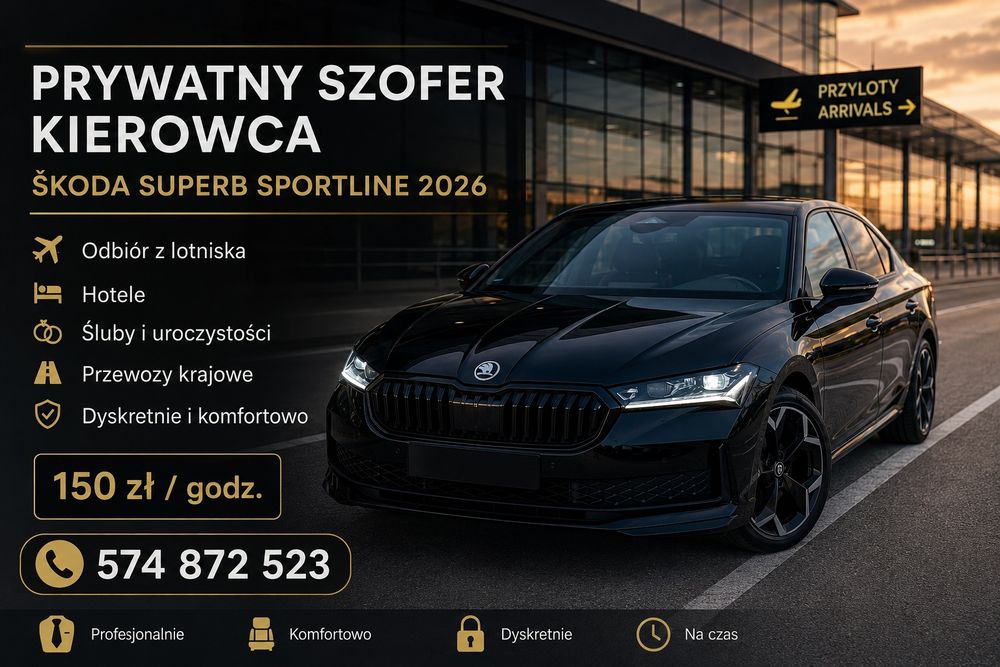 Prywatny Szofer | Komfort • Dyskrecja • Punktualność