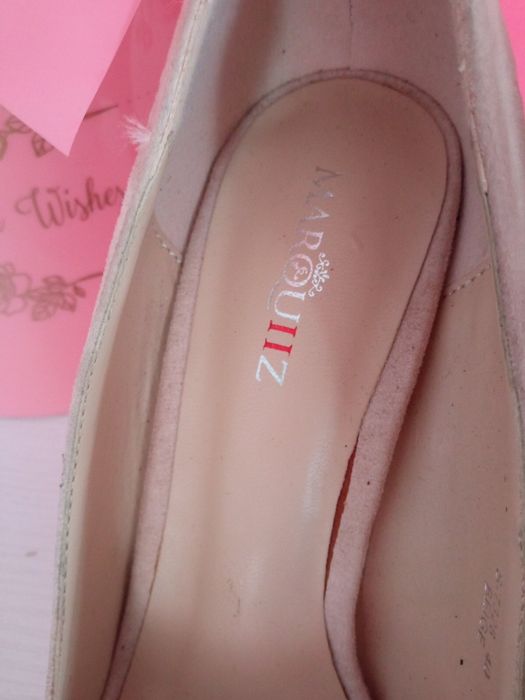 Туфли лодочки бежевые шпилька