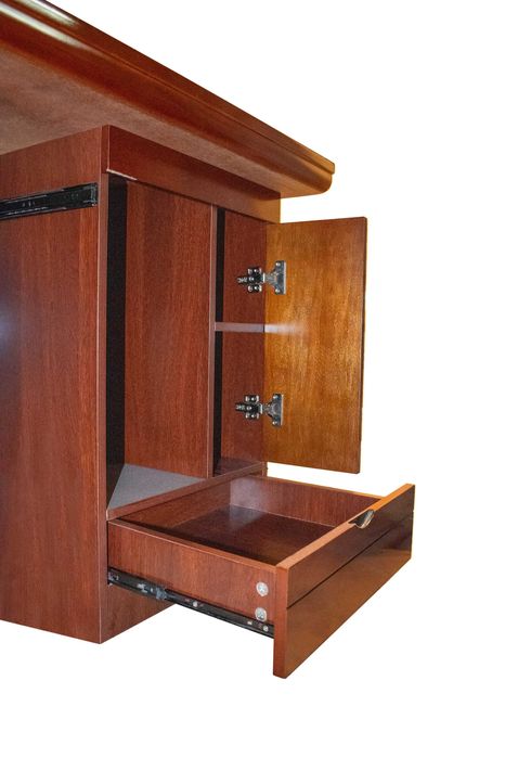 Drewniane biurko premium dostawa na terenie Warszawy gratis