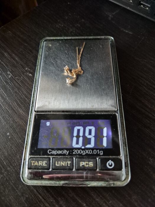 Золотые серёжки протяжки 0.91 грамма