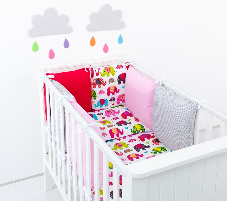 Conjunto de cama , têxtil de cama bebe - colorido