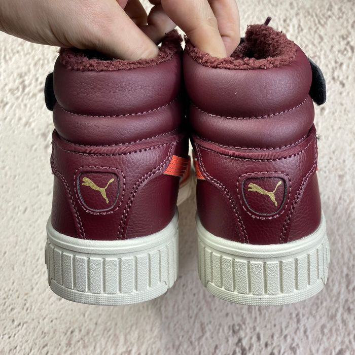 оригінал нові зимові жіночі кросівки puma carina winter утеплені