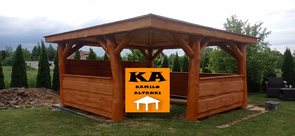 Altanka, Altana, Altanki, Altany na grubym balu ogrodowe