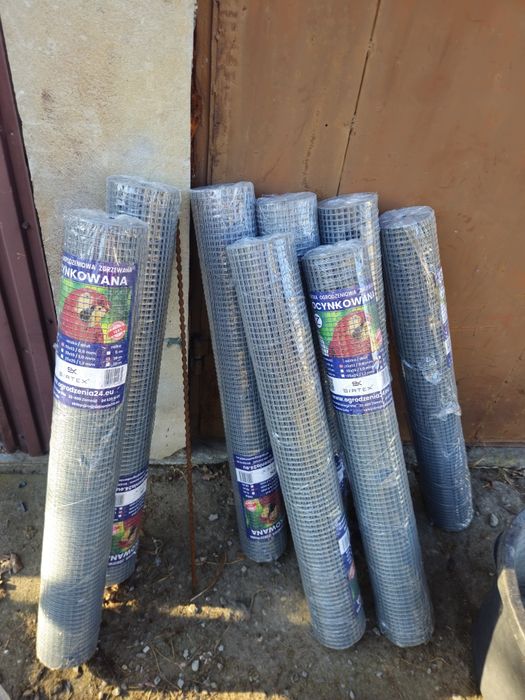 Siatka ogrodzeniowa zgrzewana ocynkowana 100cm 13x13  długość 10m 0,8