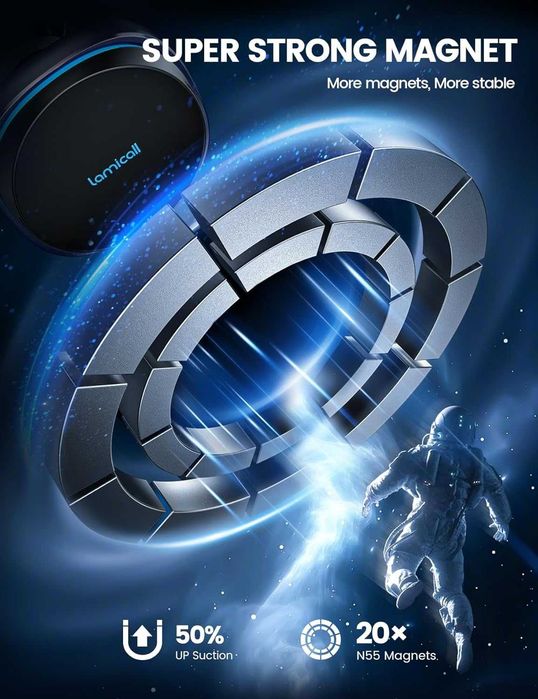 Magnetyczna ładowarka do samochodu Lamicall