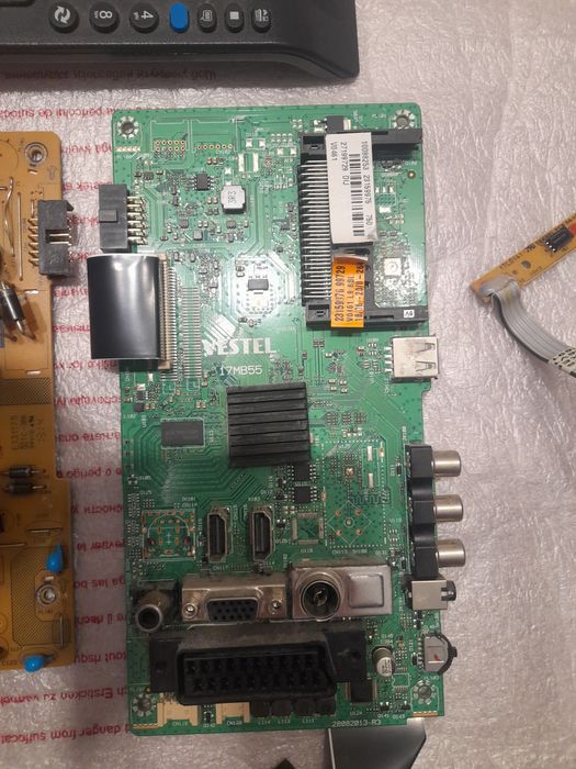 peças fonte 17ips11 e placa tv 17MB55