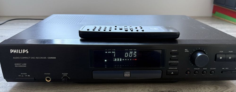 Philips CDR 880 nagrywarka CD, odtwarzacz CD
