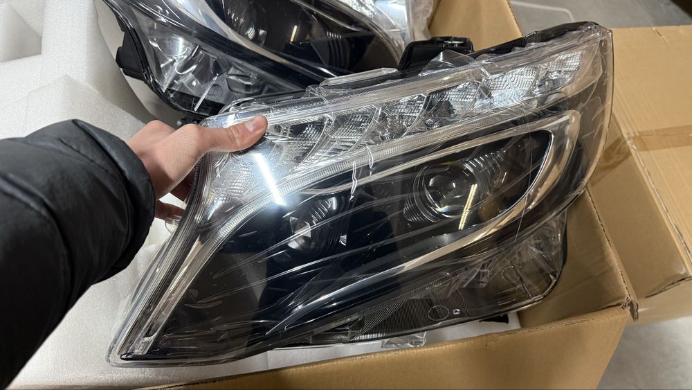 Led Фари W447 Vito передні mercedess вито стиль 2014+ V-class оптика