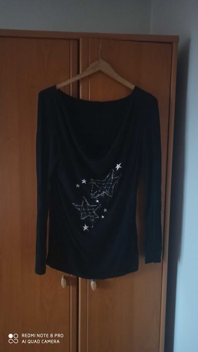 Bluzka roz XL Bolero duży dekolt