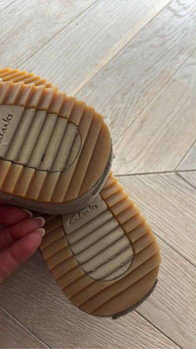 Klapki clarks skora