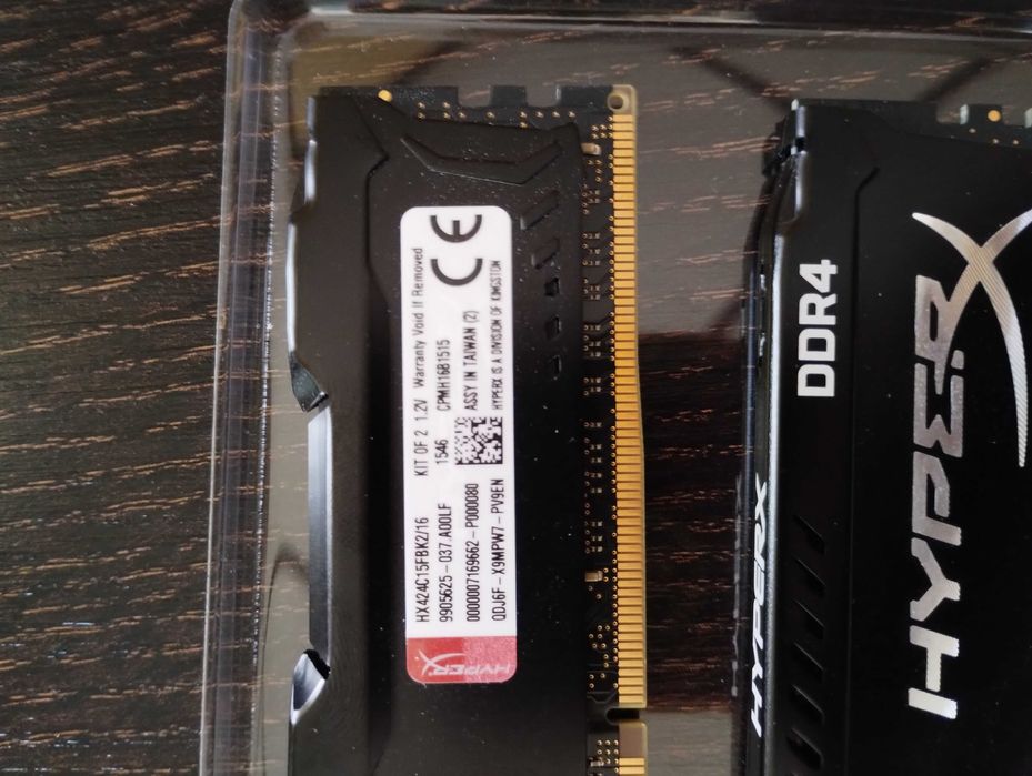 Оперативна пам'ять HyperX Fury 16GB (2x8GB) DDR4 2400MHz CL15