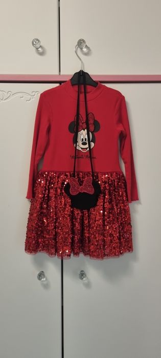 Sukienka różne okazje myszka Minnie r 104 c&a