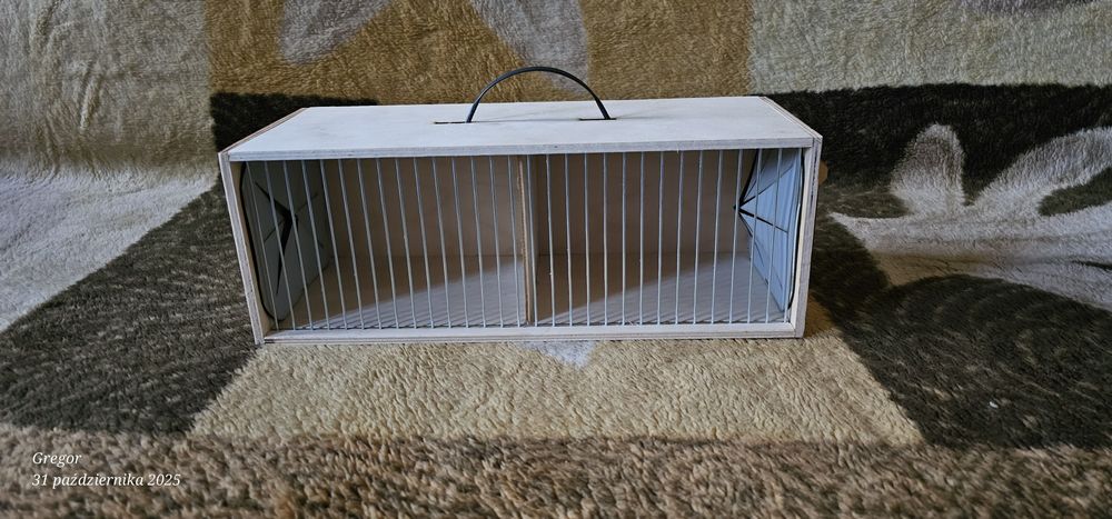 Transporter podwójny dla ptaków