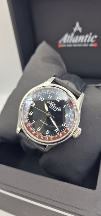 Atlantic Worldmaster Pointer Date Automatic - Swiss Made - 40 mm