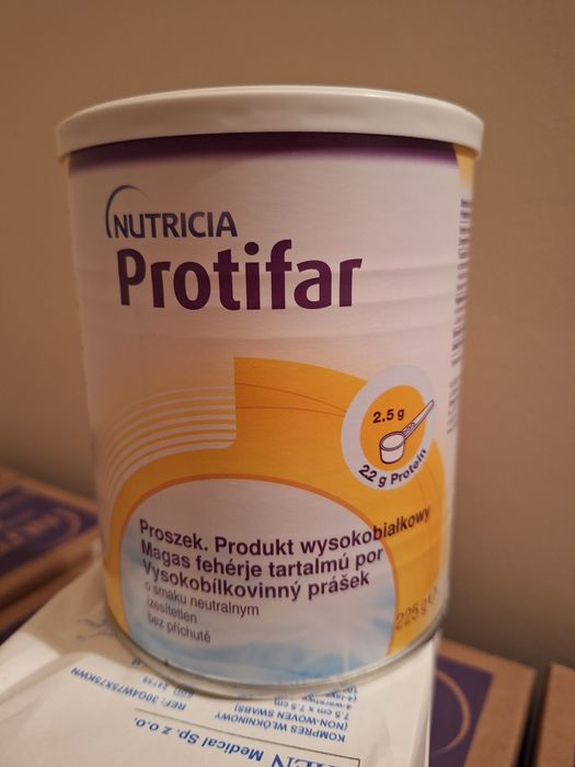 Protifar, produkt wysokobiałkowy, proszek o smaku neutralnym, 225 g