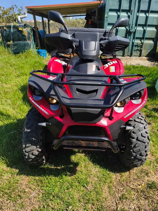 Moto 4x4 LINHAI 300 e reboque como nova