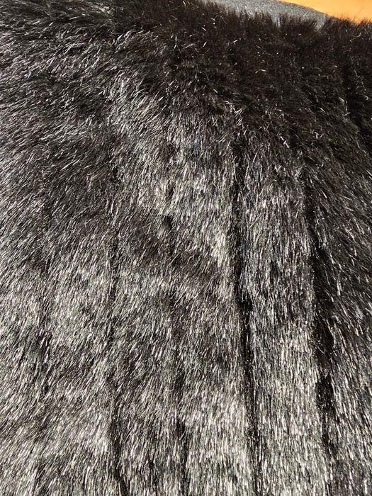 Materiał futerkowy  czarne