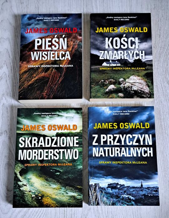 Oswald Kości zmarłych Pieśń wisielca Skradzione morderstwo Z przyczyn