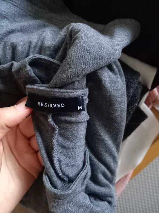 Sukienka Reserved M nowa szary grafit lato pasek