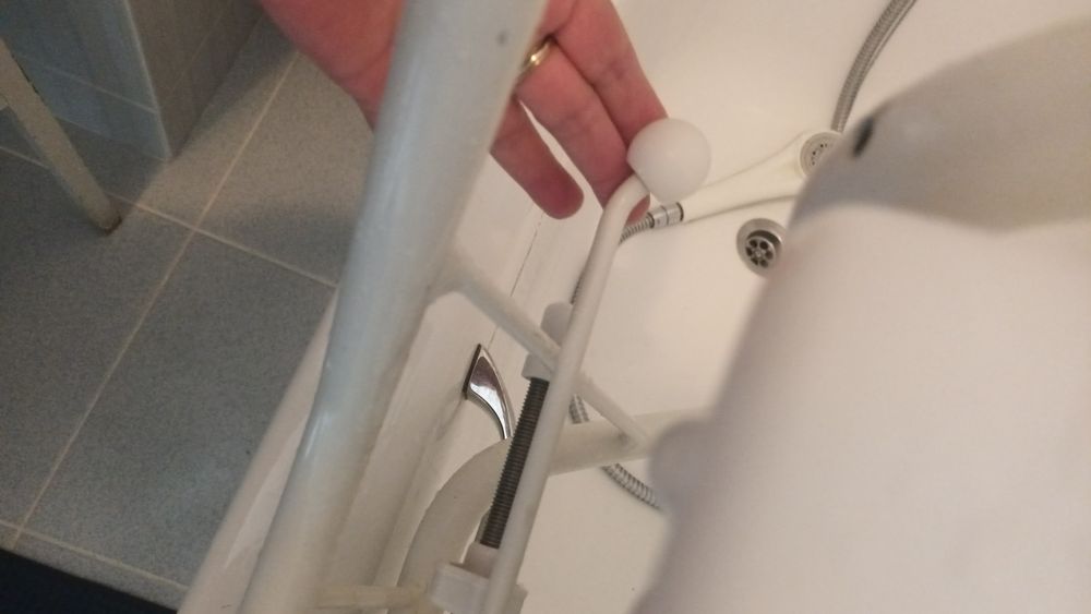 Cadeira de banho giratória