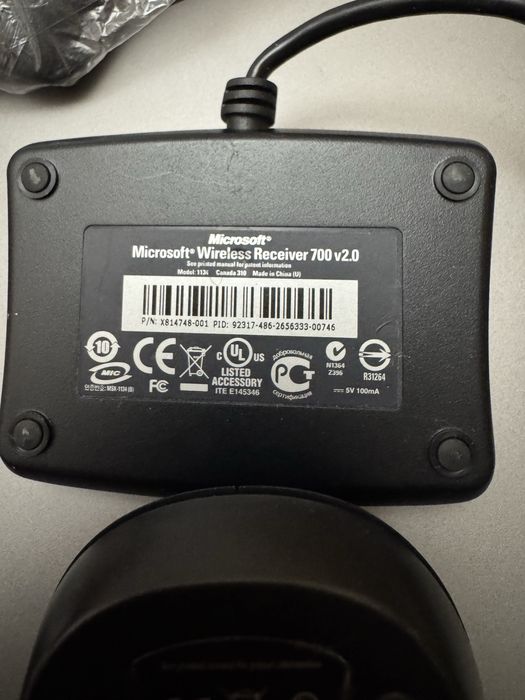 Ціна за 5 ! Бездротова миша Microsoft® Wireless Receiver 700 v2.0