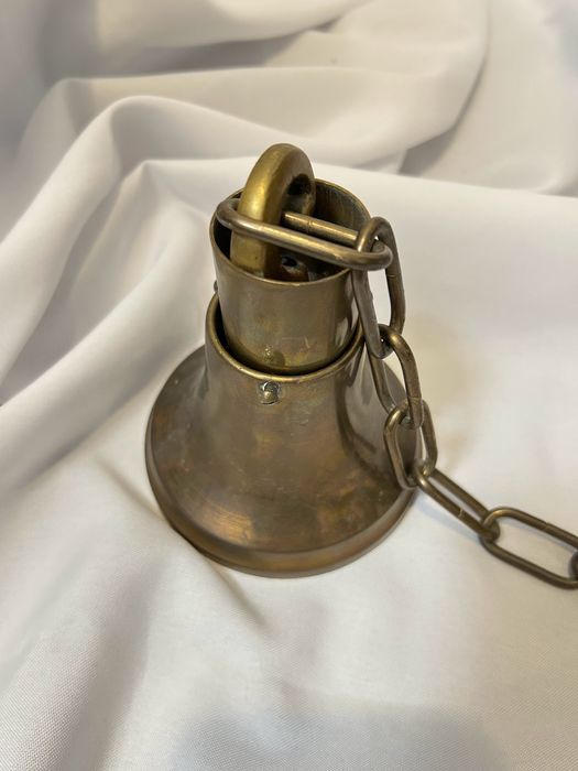 Канделябр - лампа з латуні старовинна