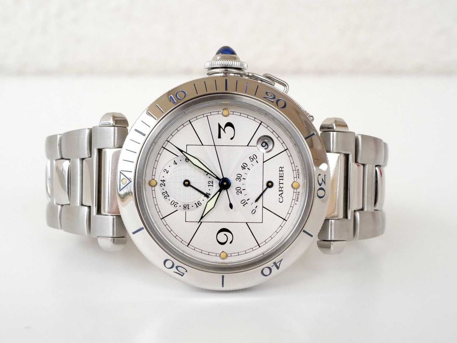 Cartier Pasha Power Reserve GMT 38 мм