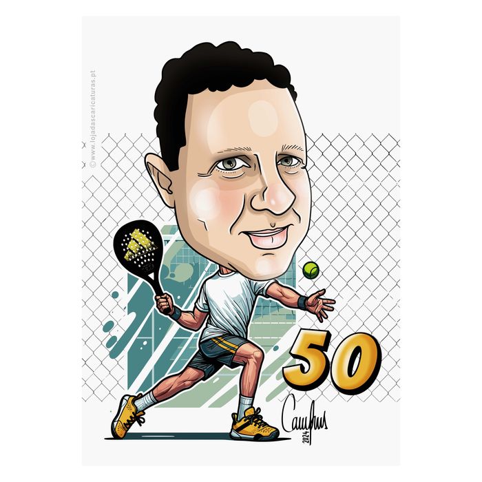 Caricatura a partir de uma fotografia