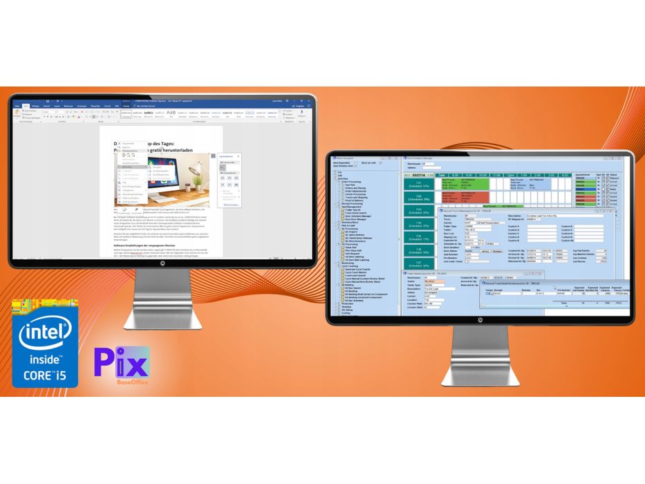 Pix BaseOffice V3 PC stacjonarny I5 8GB/500GB HDD Win10 Pro DVD WiFi