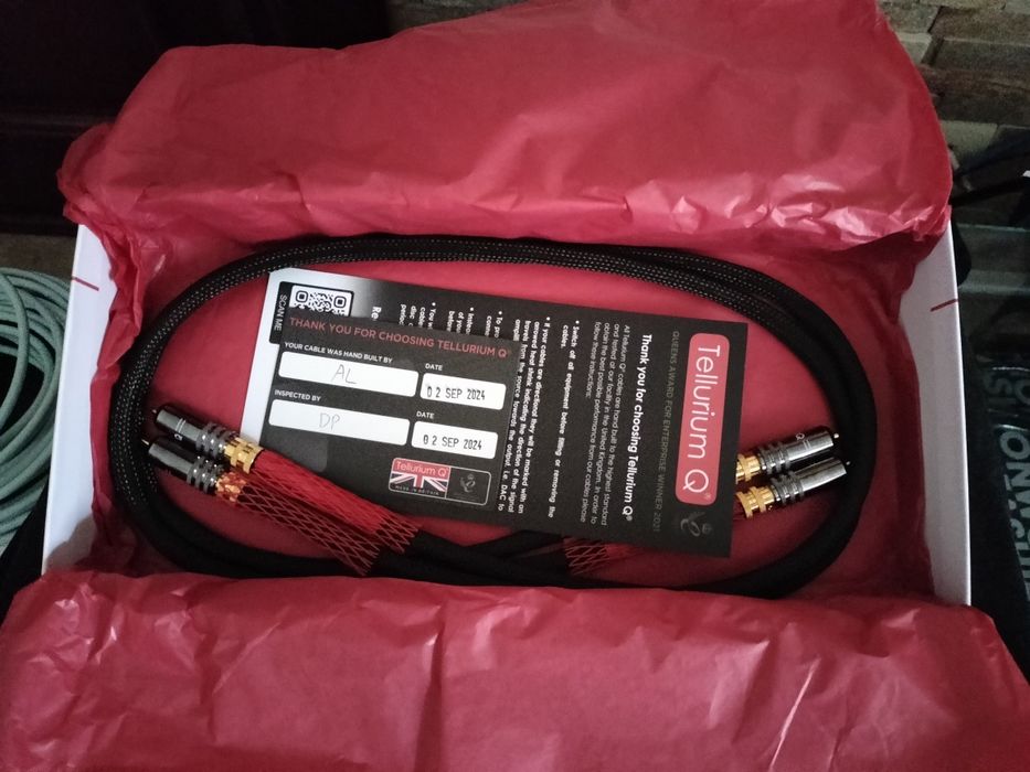 Міжблочний RCA кабель Tellurium Q black II