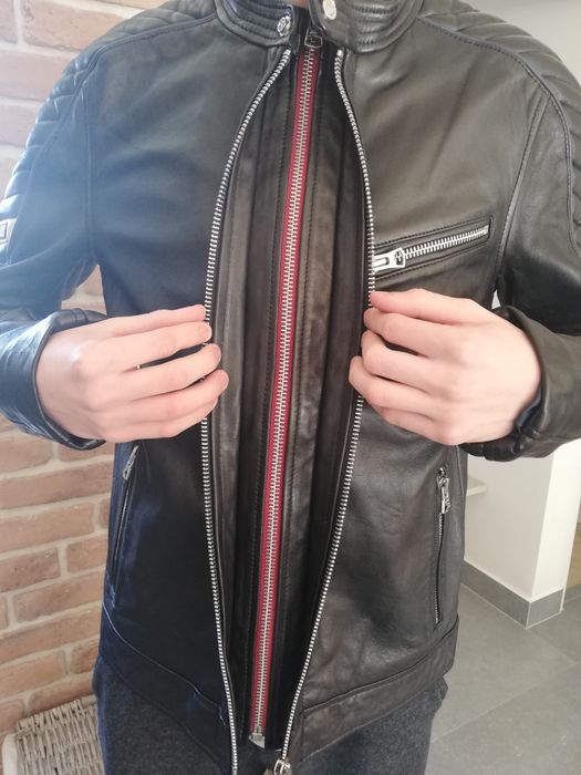 Kurtka skórzana JACK1T skórzana rozmiar M/L- piękna.