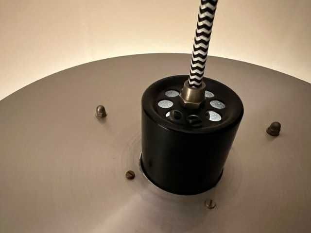 Candeeiro de suspensão RAAK em preto alumínio, Holanda, anos 70