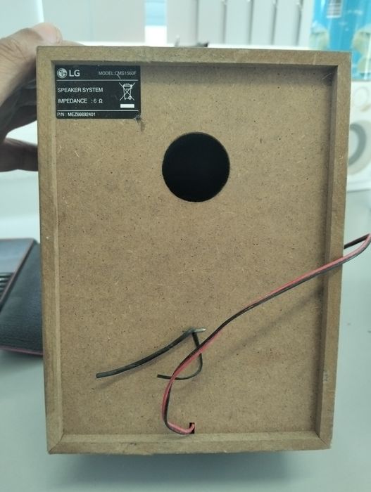 Colunas de aparelhagem da LG