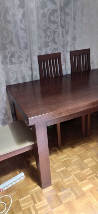 Stół rozkładany drewniany