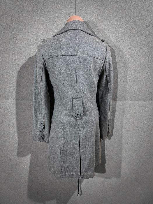Pepe Jeans roz. S damski szary długi płaszcz wełniany