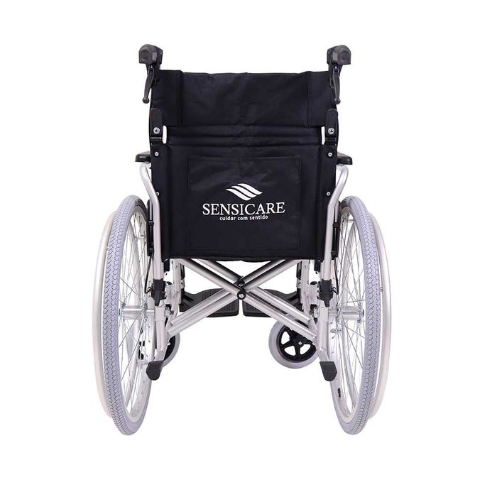 Cadeira de Rodas em Alumínio com Travão de Cuidador YK9063F -SENSICARE