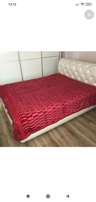 Покрывало двухстороннее травка