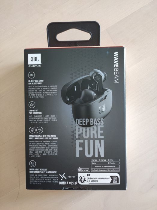 Auriculares JBL wavebeam novos