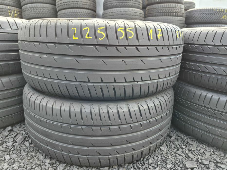 WYSYŁKA 2 Opony Letnie 225 55 R17 Hankook Ventus Prime 2 2022r.