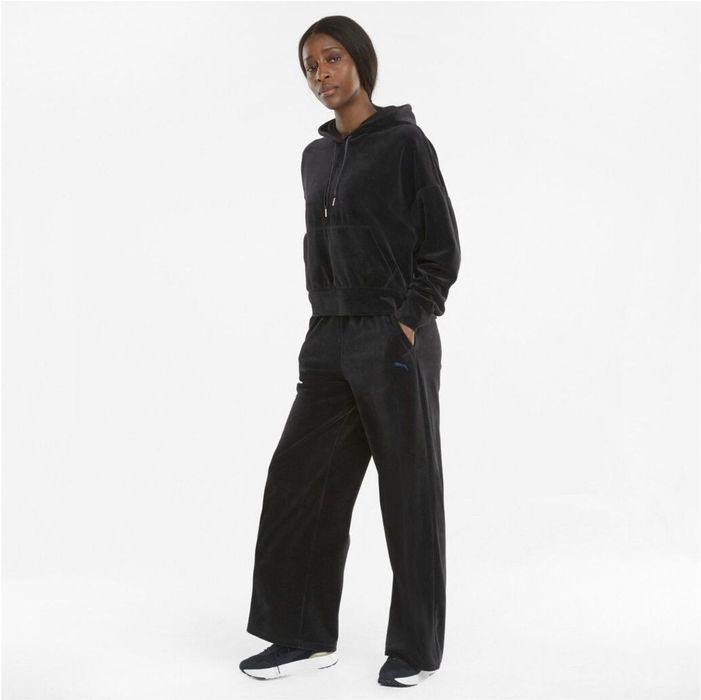 Костюм puma her velour wide women's pants