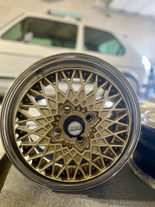 Felgi skręcane mesh custom 15” 4x100 BBS Rennsport BBS RS OZ  2tlg 3tlg VW Golf mk1 mk2