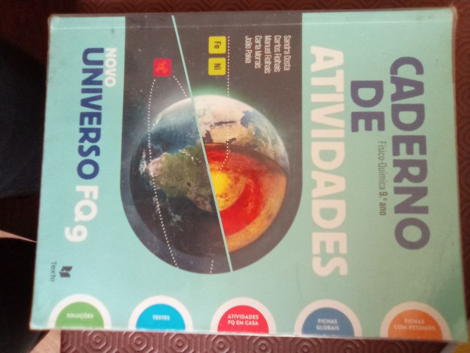 Caderno de atividades física química 9 ano universo FQ9