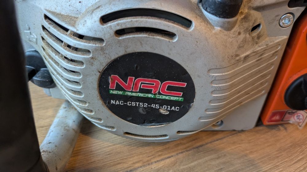 Pilarka spalinowa NAC-CST52-45-01AC 45cm + łańcuch, prowadnica