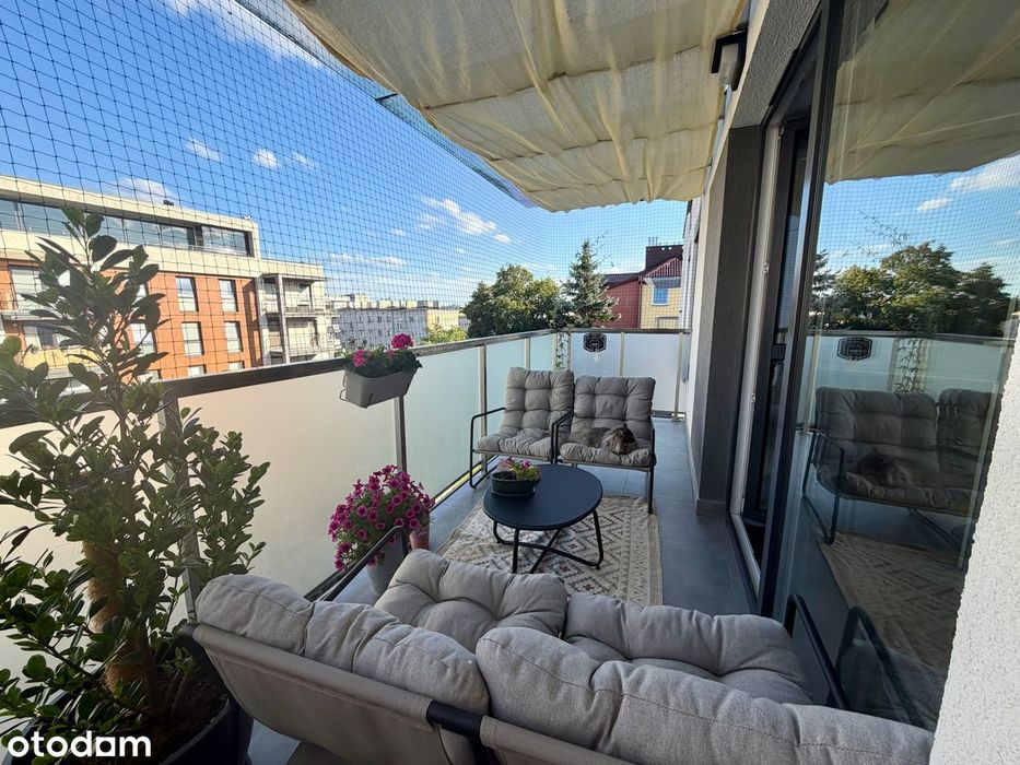 Nowoczesne mieszkanie 3-pokojowe, 57 m, balkon 8,5